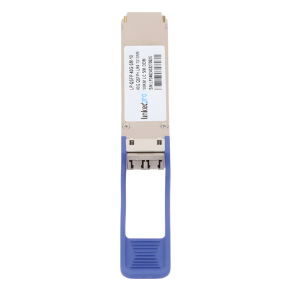 Transceptor Óptico QSFP+ (Mini-Gbic) / Monomodo 1310 nm / 40 Gbps / 40GBASE-LR4 / Conectores LC/UPC Dúplex / DDM / Hasta 10 km