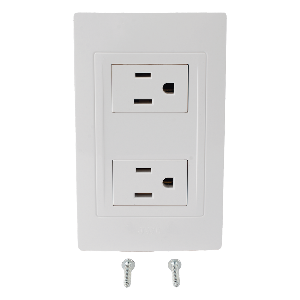 Contacto Dúplex de 127 V~60 HZ 15 A / Color Blanco.