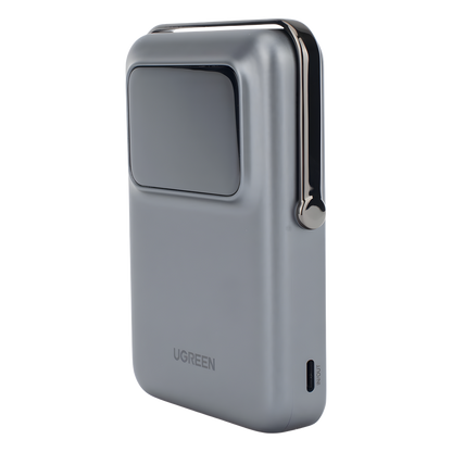 Power Bank Serie UNO Inalambrico | 10000mAh | 7.5W/20W | Con Emojis de Estado | Carga Rápida USB-C Bidireccional | Pantalla TFT Inteligente | Con