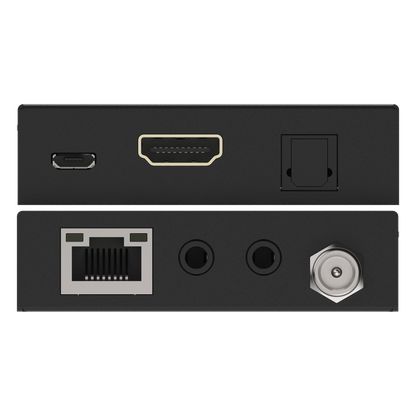 Extensor HDMI 4K@60Hz | PoC Bidireccional | HDR y Dolby Vision | Transmisión hasta 70m por CAT6 | Extractor Audio ARC Solo RX