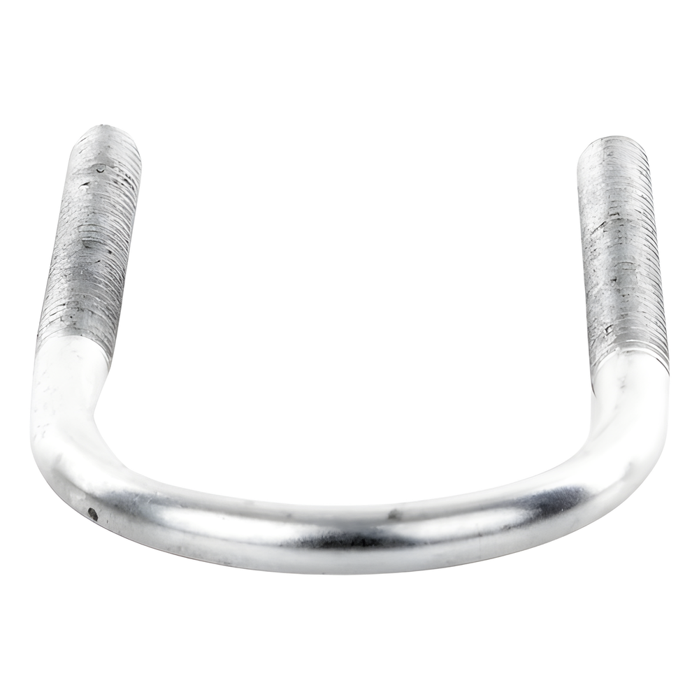 Abrazadera tipo U de 1", con acabado Electro Zinc, no incluye tuercas y arandelas