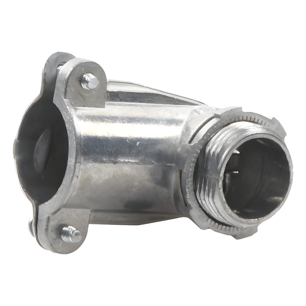 Conector curvo para tubo flexible 3/4" (19 mm)