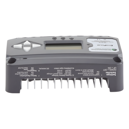 Controlador solar 12/24 Vcc de 30 Amp. Con pantalla de medición