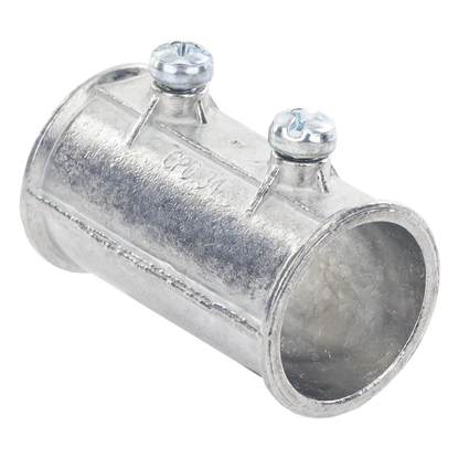 Cople de 3/4" para Tubo Pared Delgada con Tornillos Opresores.