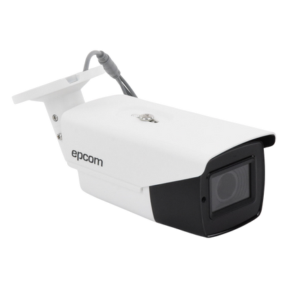 Bullet TURBOHD 4K (8Megapixeles) / Lente Mot. 2.7 a 13.5 mm / Potente IR EXIR de 80 mts / Exterior IP67 / 12 Vcc - 24 VCA / dWDR