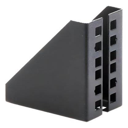 Par de Sujetadores para Instalación de Equipo Rackeable en Placa o Pared (hasta 2U), Puede soportar 10 Kg