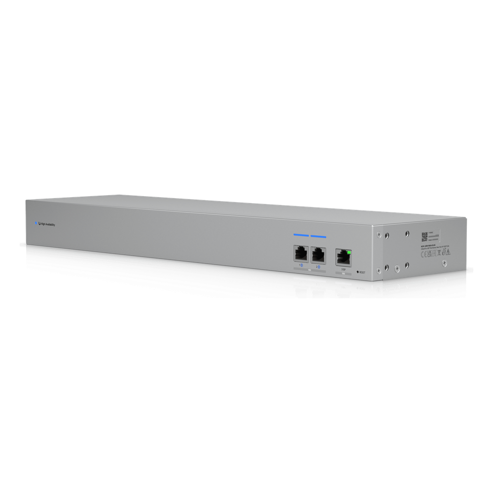 UniFi USW-WAN – Switch WAN Capa 2 con 3 Puertos RJ45 10 GbE y 1 Puerto RJ45 GbE y Alimentación CA Redundante para Alta Disponibilidad con UniFi