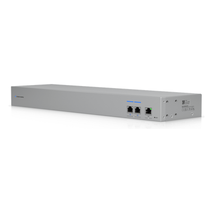 UniFi USW-WAN – Switch WAN Capa 2 con 3 Puertos RJ45 10 GbE y 1 Puerto RJ45 GbE y Alimentación CA Redundante para Alta Disponibilidad con UniFi
