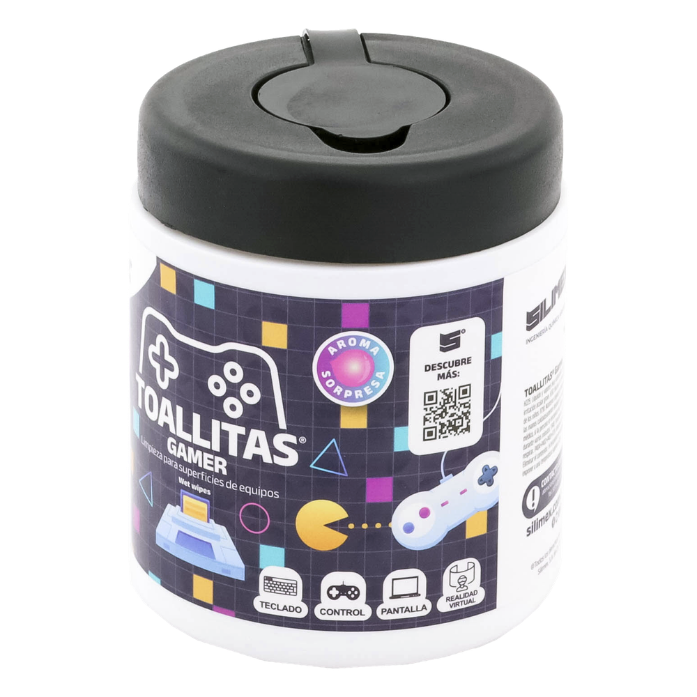Toallitas Gamers, Excelente Opción Para Gamers Que Buscan Mantener Sus Consolas y Accesorios en Perfecto Estado, Libres de Suciedad y Protegidos