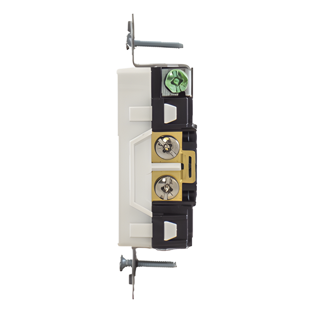 Contacto Duplex Decorador 20 A 125V / Resistente a manipulaciones / 2 Polos 3 Hilos/ Nema 5-20 R / Color Blanco / Grado Industrial.