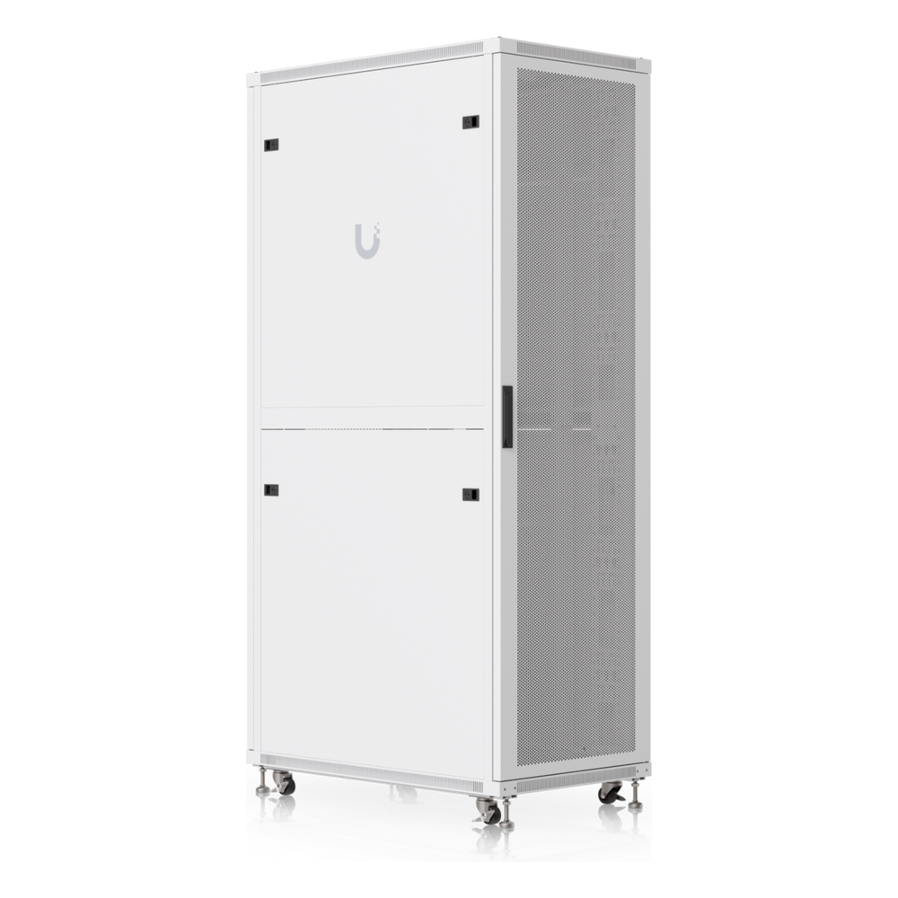 UACC Rack Cabinet 42U (600 × 1000 mm) – Gabinete de Piso Totalmente Ensamblado con Ventiladores Integrados, Paneles Removibles, Ruedas con Seguro y