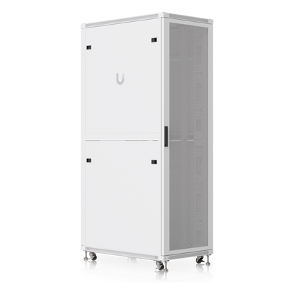 UACC Rack Cabinet 42U (600 × 1000 mm) – Gabinete de Piso Totalmente Ensamblado con Ventiladores Integrados, Paneles Removibles, Ruedas con Seguro y