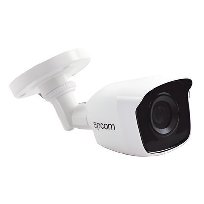 Bala TURBOHD 2 Megapíxeles (1080p) / Gran Angular 103° / Lente 2.8 mm / IR EXIR Inteligente 20 mts / Exterior IP66 / dWDR / TVI-AHD-CVI-CVBS