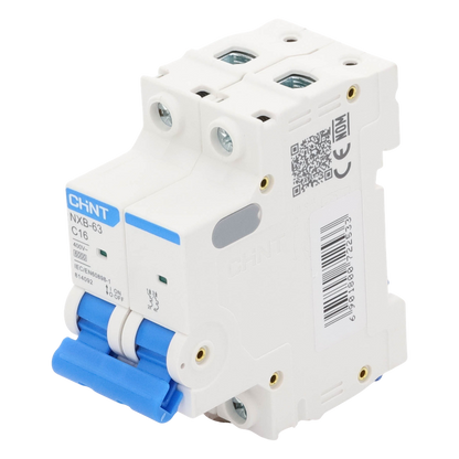 Pastilla para Riel Din, 2 Polos, 16 Amp, Vca:110/415v, 6kA, Catálogo: NXB632PC16.