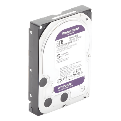 Disco Duro PURPLE de 6TB / 3 AÑOS DE GARANTÍA / Para Videovigilancia