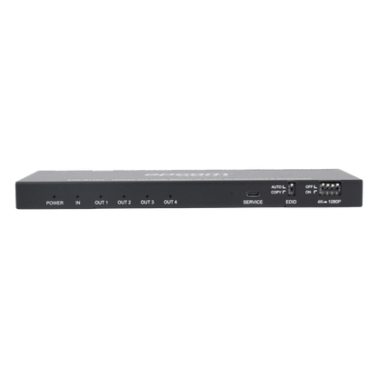 Splitter HDMI 1x4 | 1 Entrada a 4 salidas (Simultaneas) | 4K@60Hz | Extractor de Audio | Down Scaler | HDR 4:4:4 | EDID | 18Gbps