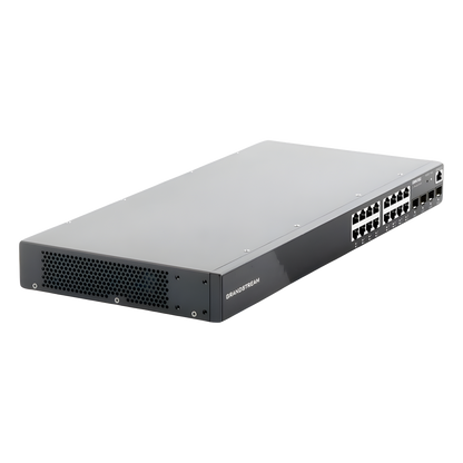 Switch Gigabit Administrable / 16 puertos 10/100/1000 Mbps + 4 Puertos SFP Uplink / Compatible con GWN Cloud.