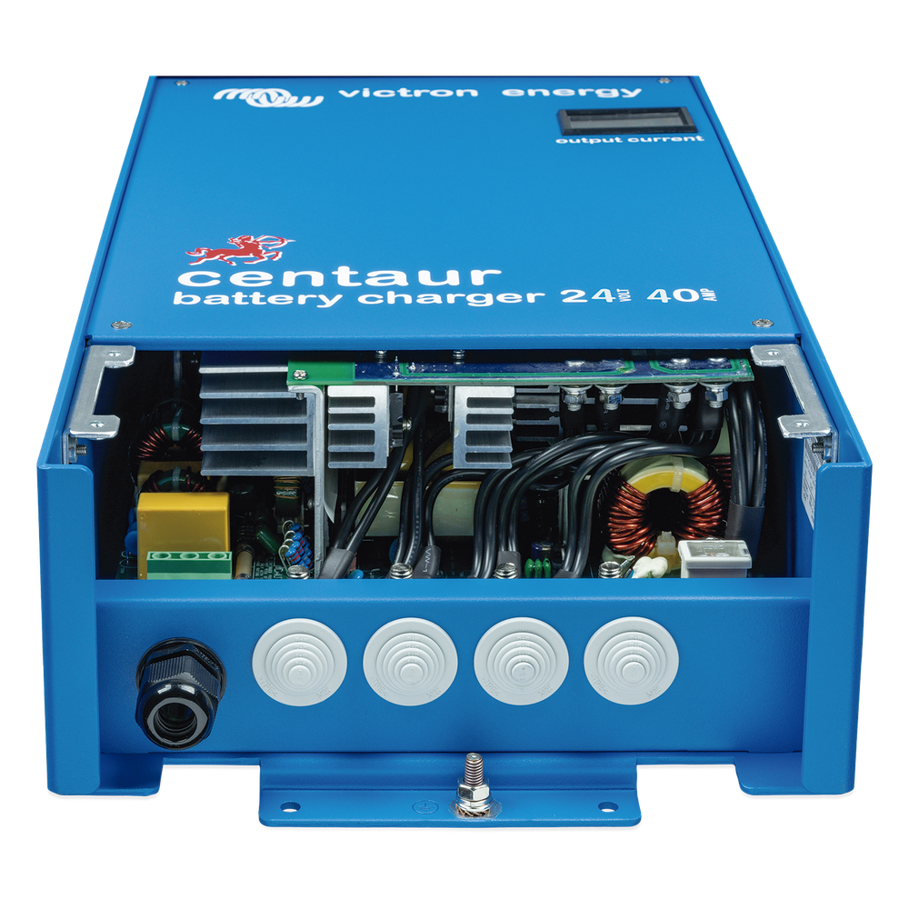 Centaur 24/40 / Cargador de Baterías 24V, 40A / Para Ambientes Marinos y Terrestres. / Bancos de 160 a 400 Ah