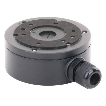 Caja de Conexión de Metal Color Negro / Exterior IP66 / Compatible con DS-2CD1043G2-LIUF/BLACK & DS-2CD2043G2-I(U)(BLACK)