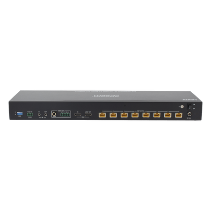 Splitter mas Extensor de Video | 1x8 | ProAV | HDBaseT™ | 120m en 4K@60Hz | 150m en 1080p@60Hz | Cat6/6a/7 | Gestión Avanzada EDID | Control IR y