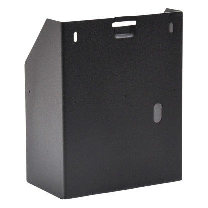 Chasis auxiliar para dos baterías de 12 Ah / montaje lateral en amplificadores serie DAA2 de NOTIFIER / negro