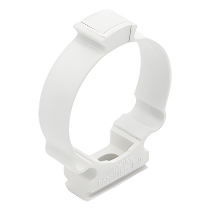 Soporte de collar (Abrazadera), PVC Auto-extinguible, cerrado para tubería de 40 mm