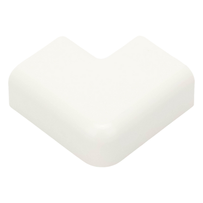 Conexión en ángulo recto "L", para uso con canaleta LD10, material ABS, Color Blanco Mate