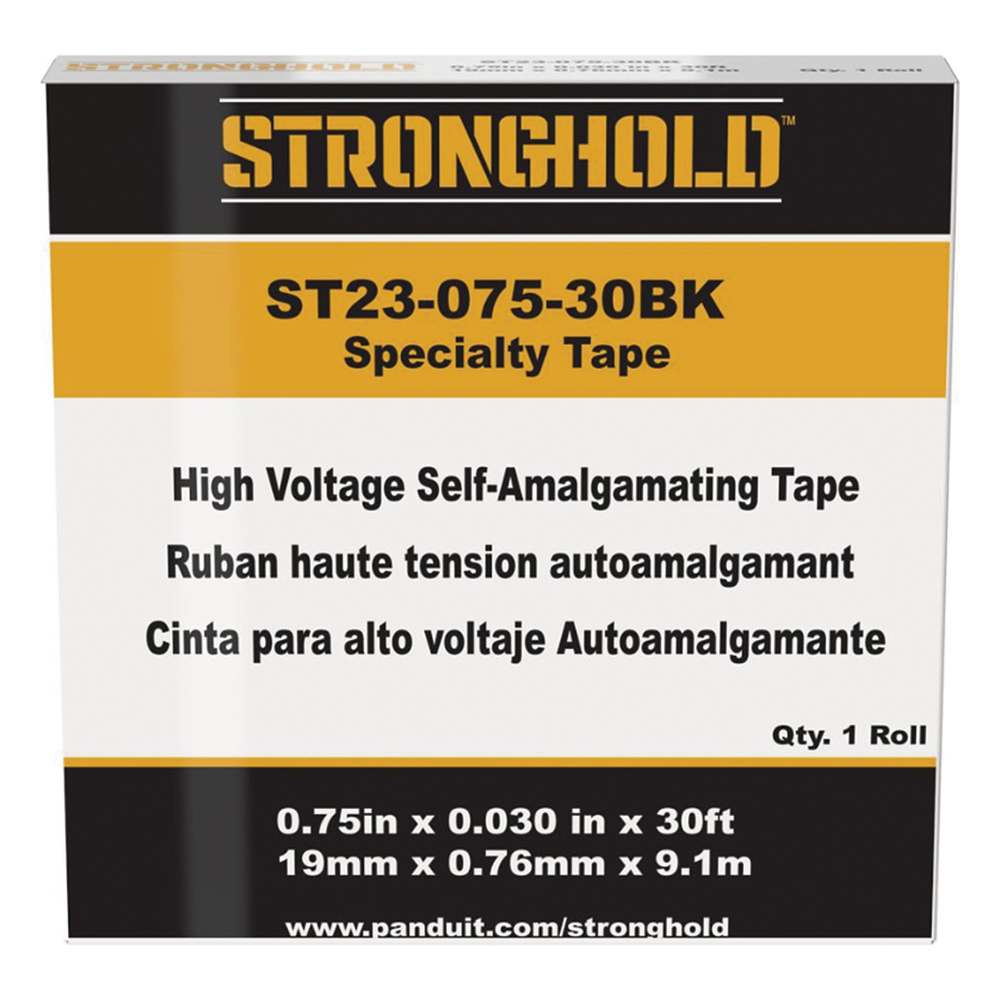 Cinta Eléctrica STRONGHOLD para Aislar de Caucho EPR, Autofusionable, Uso Industrial en Uniones de Alto Voltaje y Temperatura, Grosor 0.76mm (30