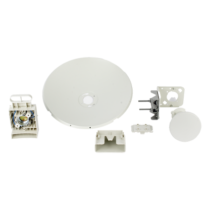 Antena direccional tipo plato de 25 dBi / Rango de frecuencia de 5.150 a 7.125 GHz / MIMO 2X2 / Para climas Hostiles IP67