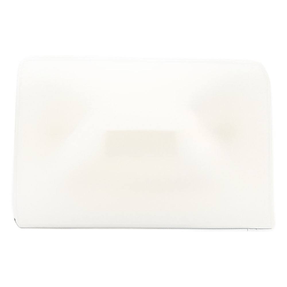 Montaje-Sujetador Adhesivo STRONGHOLD de 4 Vías de 1" x 1" x 1/4", Color Natural, Nylon 6.6 Retardante de Llamas V-2, Paquete de 100pz