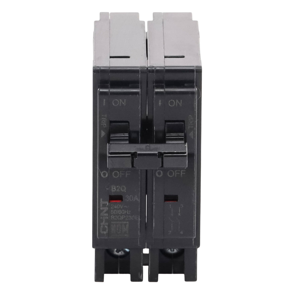 Interruptor Termomagnético Enchufable, Serie: B2Q, 2P, 30A, 240V (SKU:1002281)