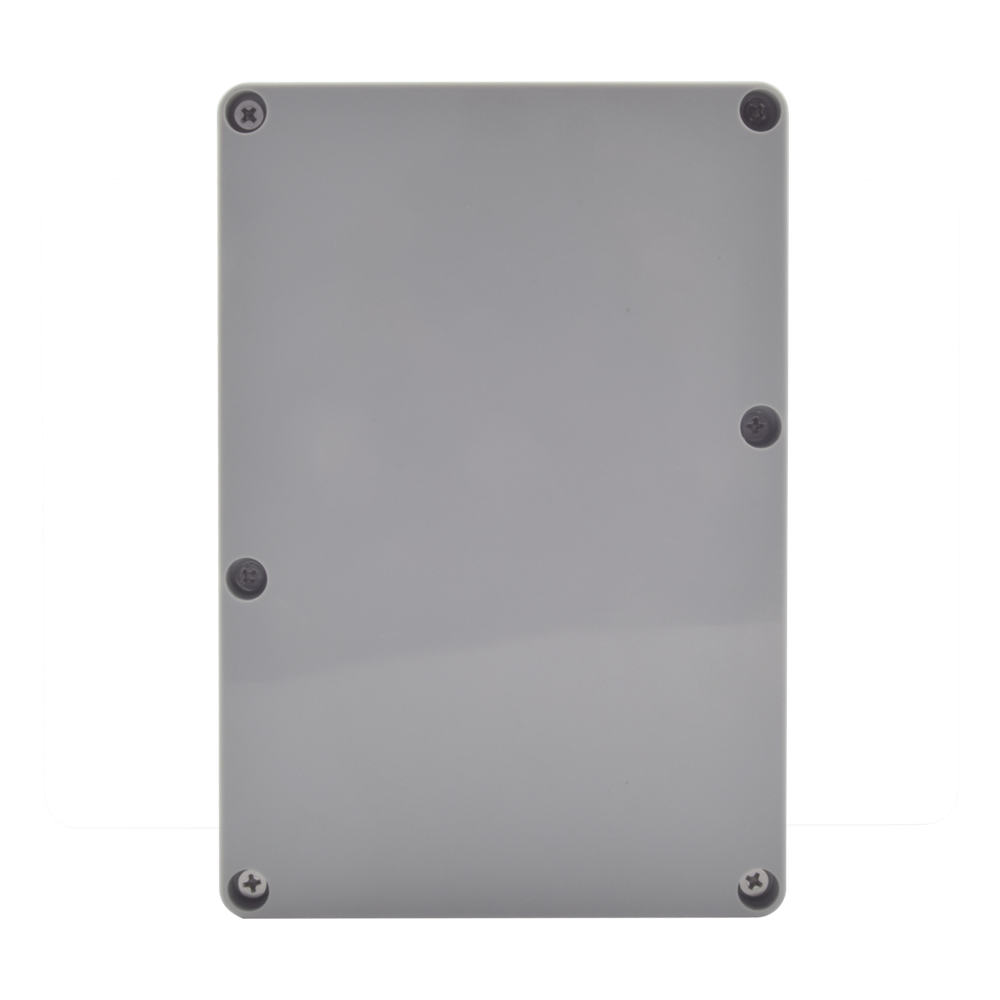 Gabinete Plástico para Exterior (IP65) de 180 x 125 x 57 mm Cierre por Tornillos.