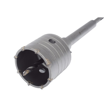 Broca Pasamuros SDS, Sacabocado para Concreto de 65mm con Extensión de 220mm