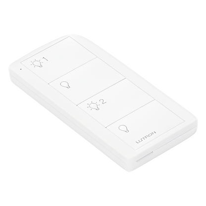 Control Pico inalámbrico de 4 botones para encender y apagar dos grupos de luces, con batería de 10 años, compatible con Caseta Wireless, RadioRA 2 y