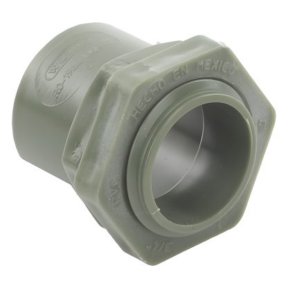 Conector para Tubería PVC Conduit Ligero de 3/4" (19 mm).
