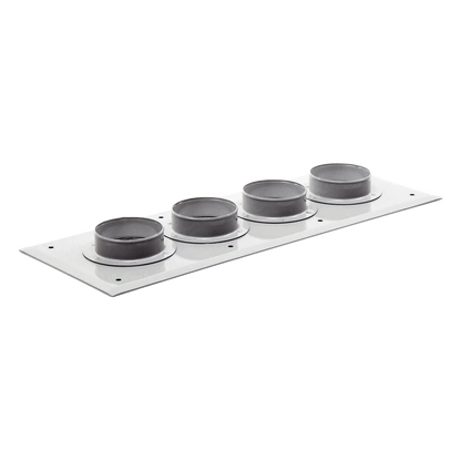 Placas Pasamuro con Capacidad de 4 Botas de 4