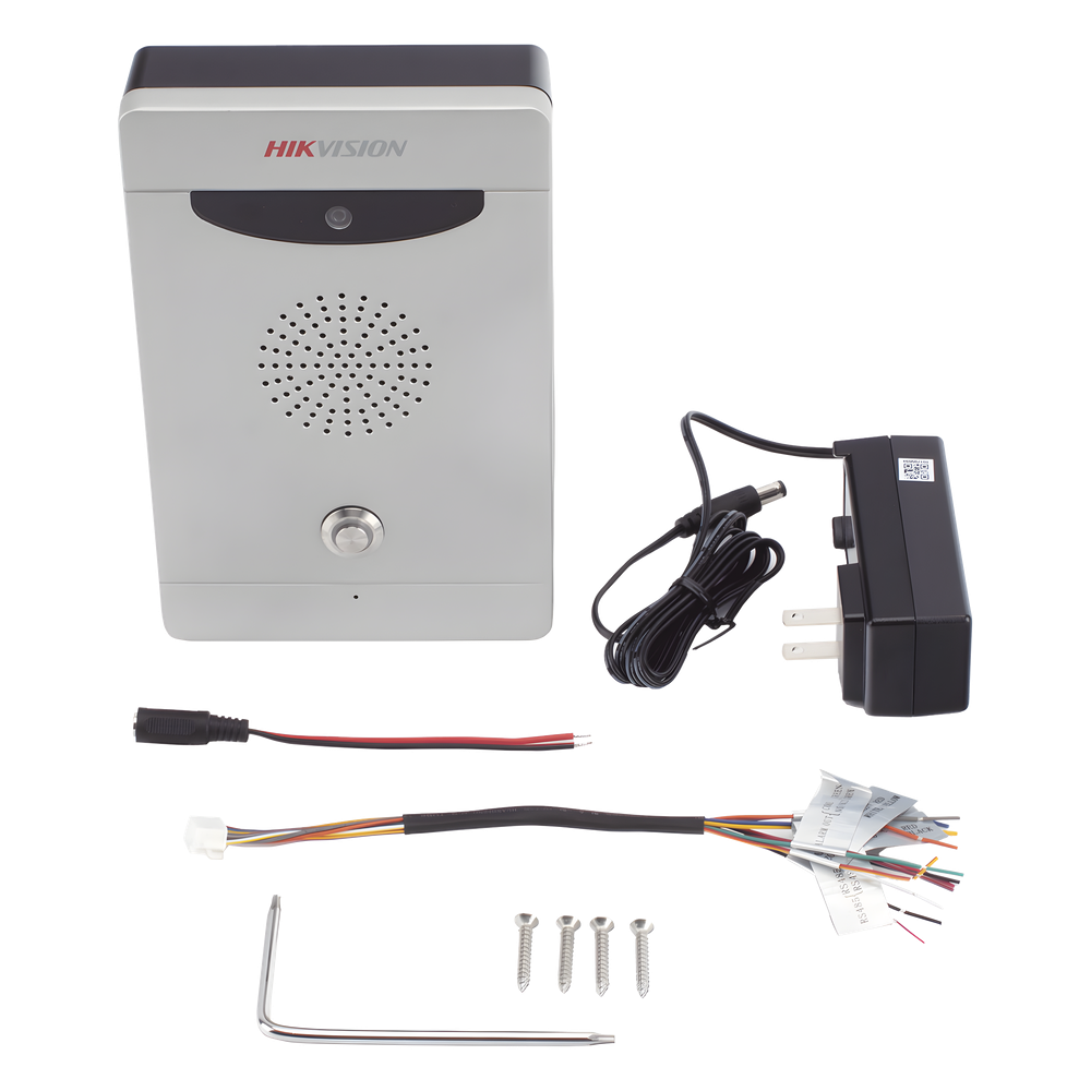 Estación de Alarma de Pánico con Video / Cámara 2 Megapixel / Audio Bidireccional / Alarma de Manipulación / PoE / IP65 / IK08 / Montaje en Pared o