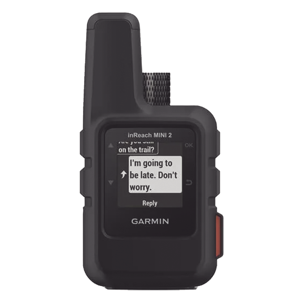 GPS portátil inReach® Mini 2 / Pantalla Monocroma Transflectiva 23 x 23 mm / Resolución 176 x 176 píxeles / Batería Recargable de Iones de Litio