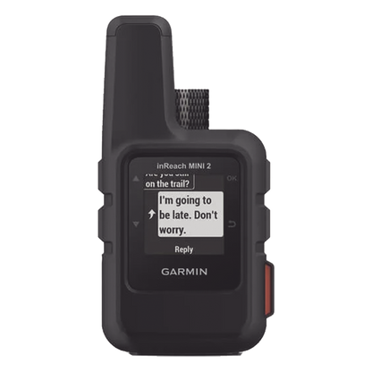 GPS portátil inReach® Mini 2 / Pantalla Monocroma Transflectiva 23 x 23 mm / Resolución 176 x 176 píxeles / Batería Recargable de Iones de Litio