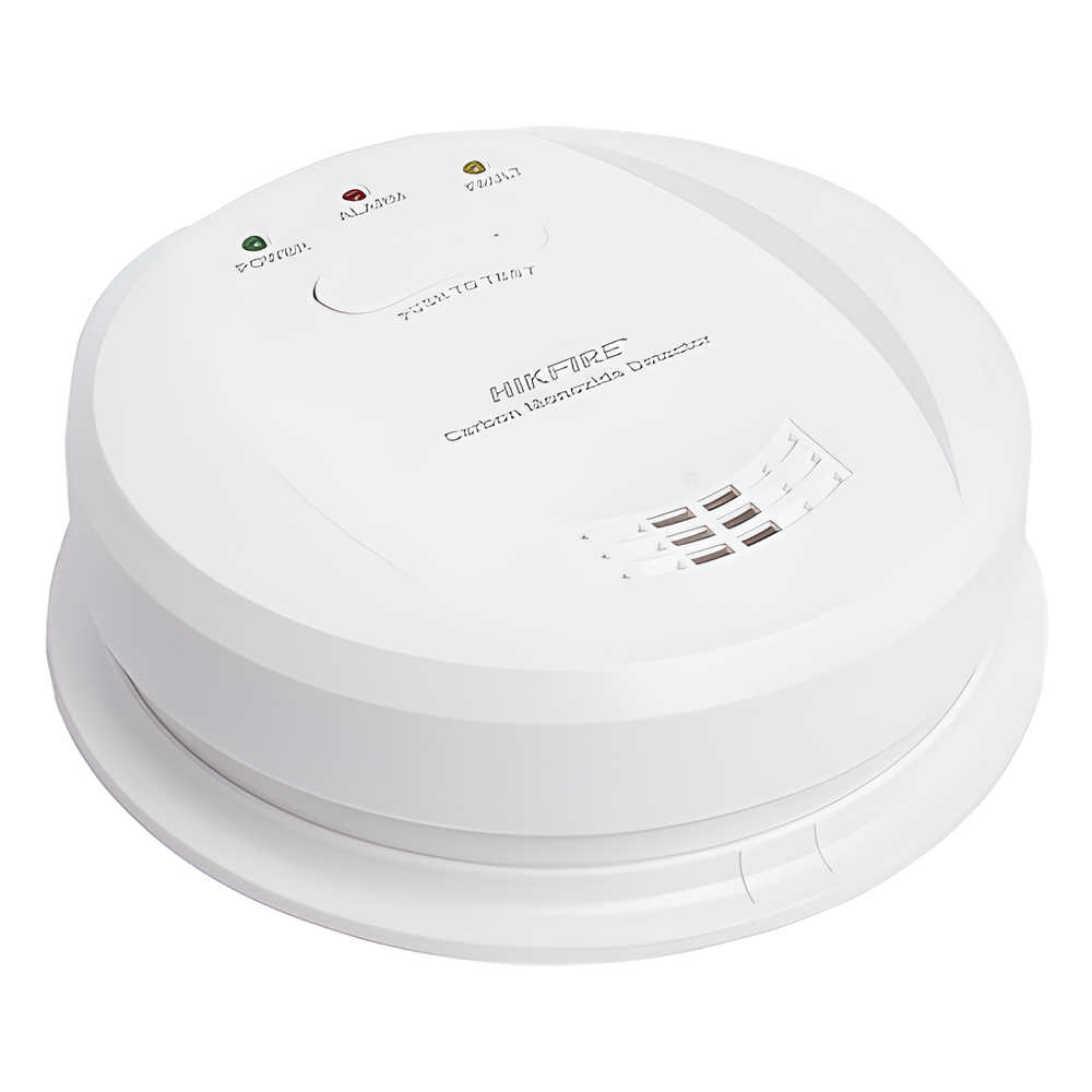 (HikFire) Detector de Monóxido de Carbono / Sensor Electroquímico Avanzado / Alarma Visual y Audible