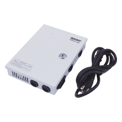 Fuente | 11-15 V | 9 canales | 16 A | Compatible con cámaras 4K | Alta tecnología en seguridad | Doble ventilador | Hasta 1.8 Amperes por Salida |