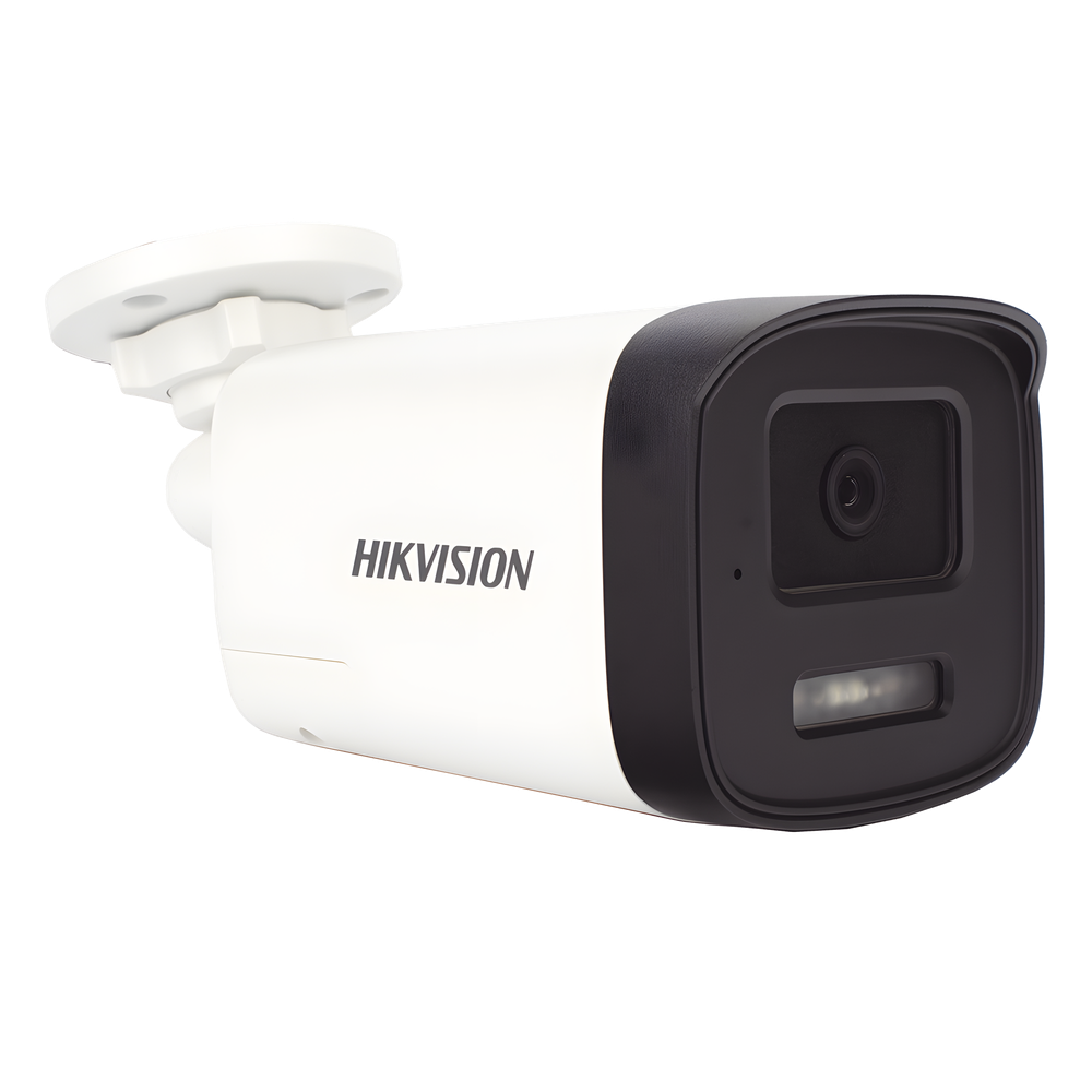 [Audio Bidireccional + Dual Light + ColorVu] Bala TURBOHD 3K (5 Megapixel) / Lente 3.6 mm / 40 mts IR EXIR + 40 mts Luz Blanca / Micrófono y Bocina