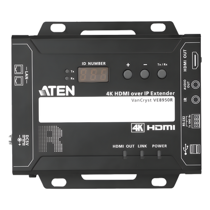 Receptor HDMI | IP | 4K @ 30Hz | 4:4:4 | EDID Expert™ | Protocolo CLI Telnet o RS-232 | Conexión Punto a Punto o Multipunto a Multipunto