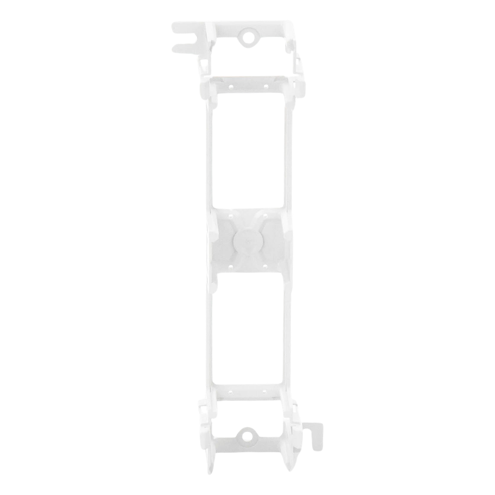 Montaje de Pared para Panel de Parcheo de 12 Puertos, Color Blanco