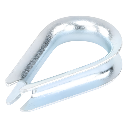 Cuello/ Guardacabo/ Rozadera para Cable de 3/8" de Acero Galv. por Inmersión