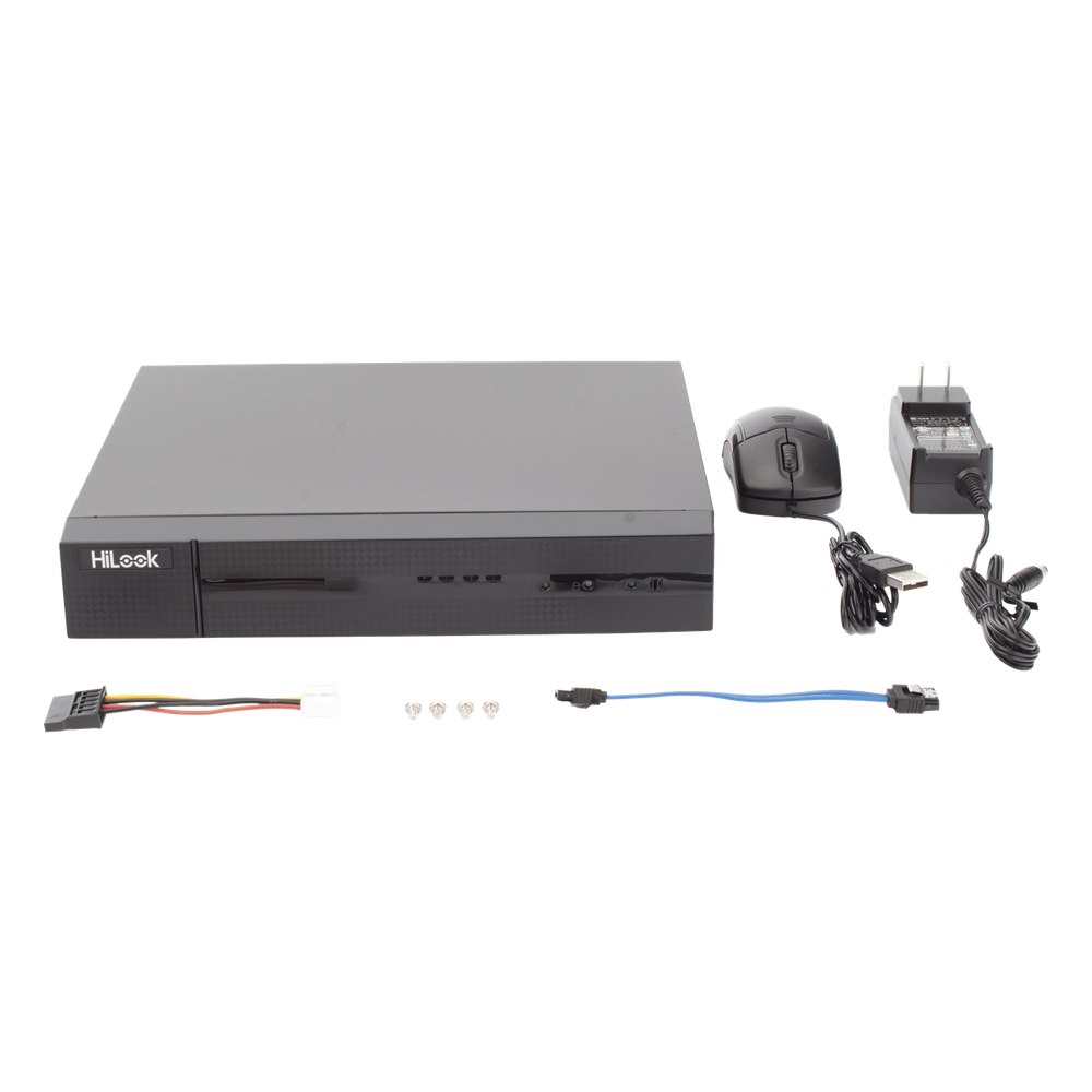 DVR 4 Canales TurboHD + 1 Canal IP / 2 Megapíxel (1080p) Lite / Acusense Lite (Evita Falsas Alarmas) / Audio por Coaxitron / 1 Bahía de Disco Duro