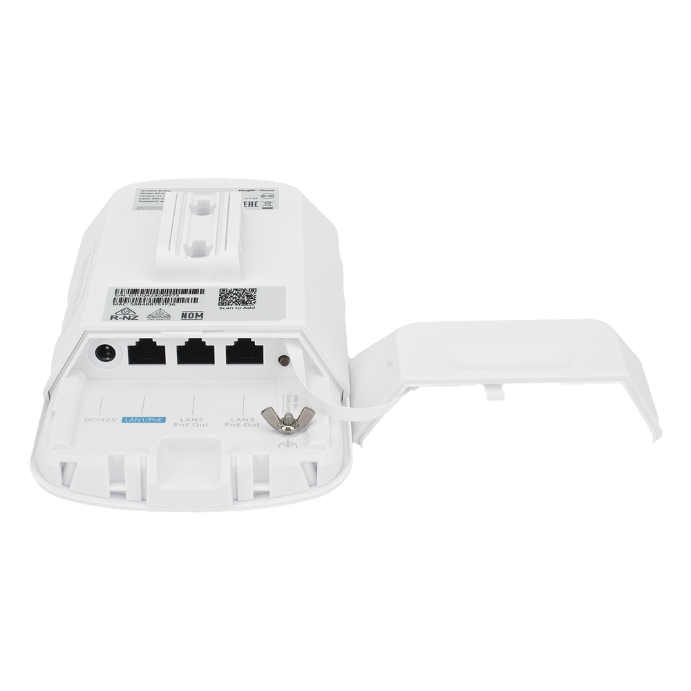 CPE Puente Inalámbrico Punto a Punto / Wi-Fi 5 802.11ac Wave2 867 Mbps / Antena 13 dBi MIMO 2x2 / 2 Puertos PoE Out 802.3AF / Enlace 3 km (1.86 mi)