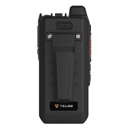 Kit Radio PoC LTE TELOX MT100 con servicio TASSTA TFLEXPTT por 12 meses / Audio 3W / IP54 / Batería 4000 mAh / GPS / Cifrado AES-256