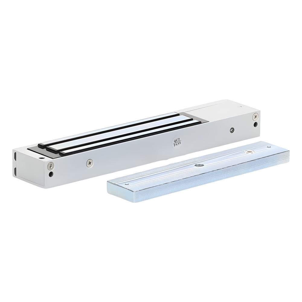 Chapa Magnética de 600 Lbs (272 Kg) / Montaje en Puerta Normal / Certificado CE / Uso en Interior / Magnetismo Anti-residual