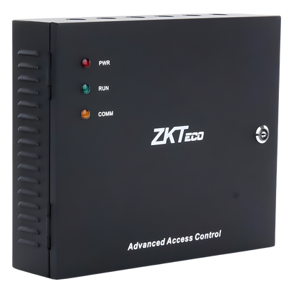 Controlador de Acceso 4 Puertas / 3,000 Huellas 30,000 Tarjetas / TCP/IP / Gabinete Metálico y Fuente 12V 5A